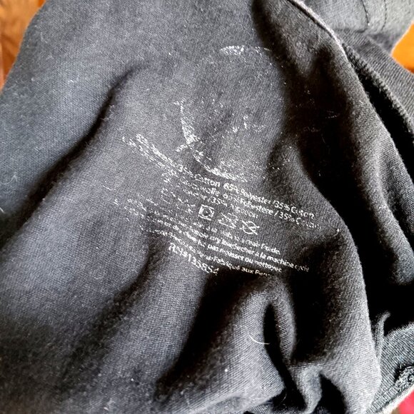 Men's Medium T-shirt NASA Graphic Space Shuttle AOP Moon Black - Picture 6 of 6